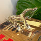 Vintage Kosta Boda Crystal Donkey Figurine