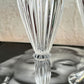 Vintage 90s Oneida Crystal “Southern Garden” Champagne Flutes