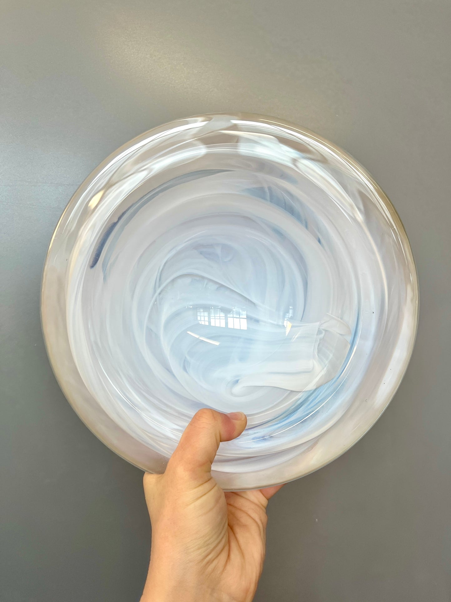 Vintage Anna Ehrner for Kosta Boda Glass “Atoll” Bowl