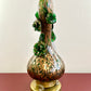 Mid-century Murano Glass Lamp with Applied Roses