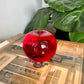 Vintage Red Lucite Apple Paperweight