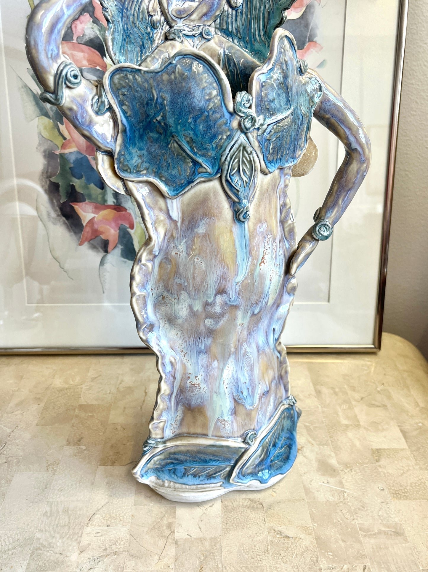 Studio Pottery Sculptural Female Figure Vase