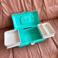 Vintage 90s Caboodles Marbled Makeup Case