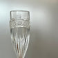 Vintage 90s Oneida Crystal “Southern Garden” Champagne Flutes
