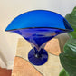Vintage Cobalt Blenko Glass Vase