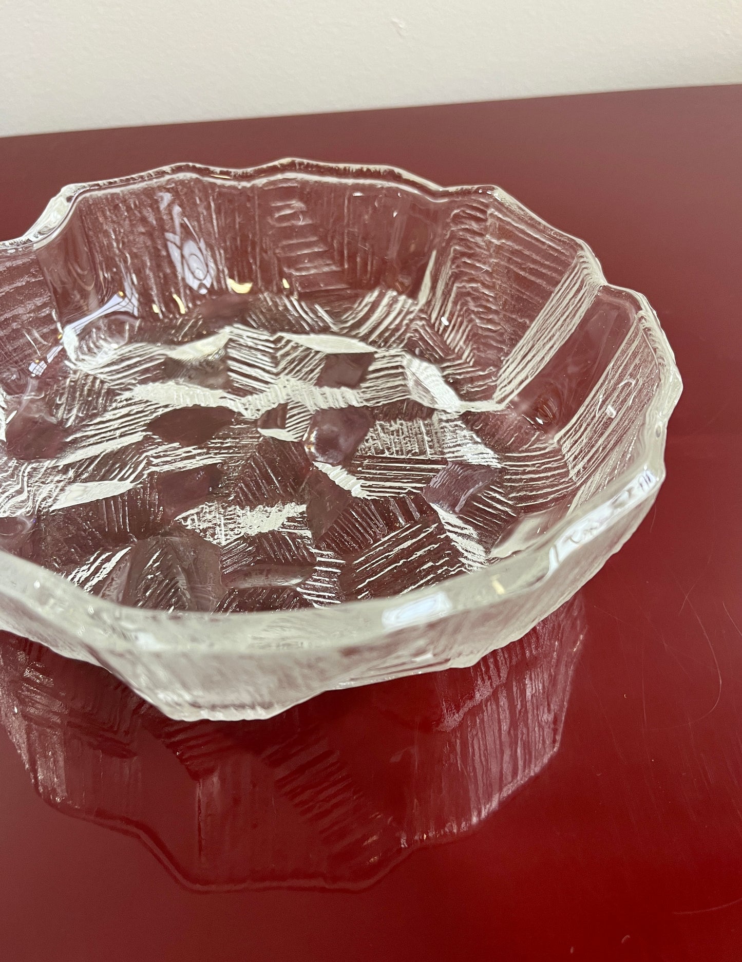 Vintage 1980s Mikasa 'Ice Castles' Serving Bowl