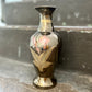 Vintage Mixed Metal Etched Vase