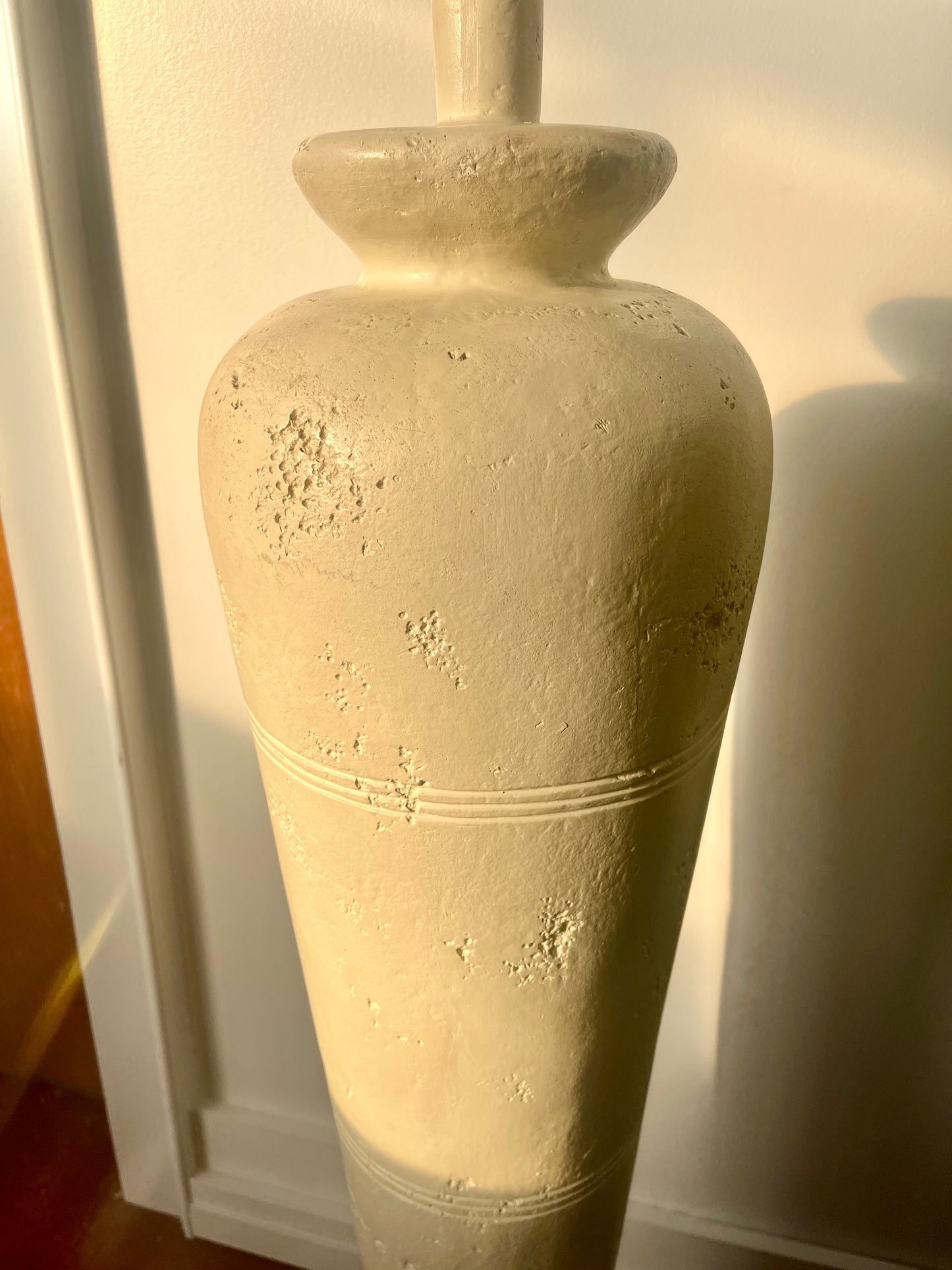 Vintage 1989 Plaster Floor Lamp