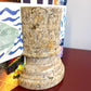 Vintage Fossil Stone Column Bookends