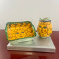 Vintage Mexican Talavera Pitcher and Serving Dish