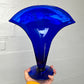Vintage Cobalt Blenko Glass Vase