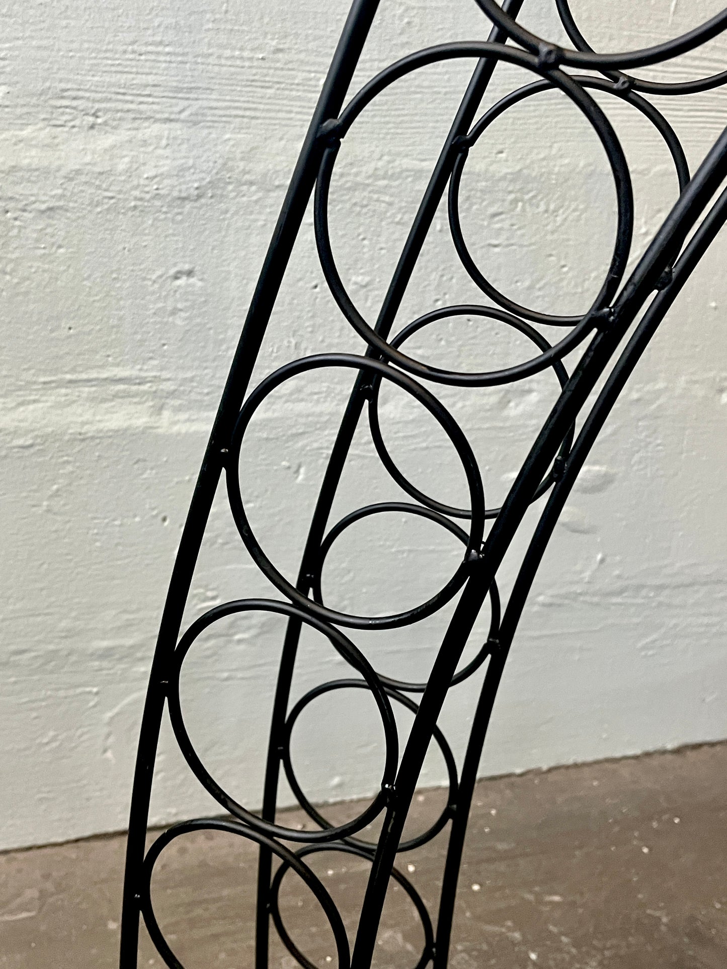 John Risley- Style Frenchman Figure Wire Wine Rack