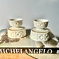 Vintage 1970s Lenox Echo Collection Porcelain Candleholder Pair