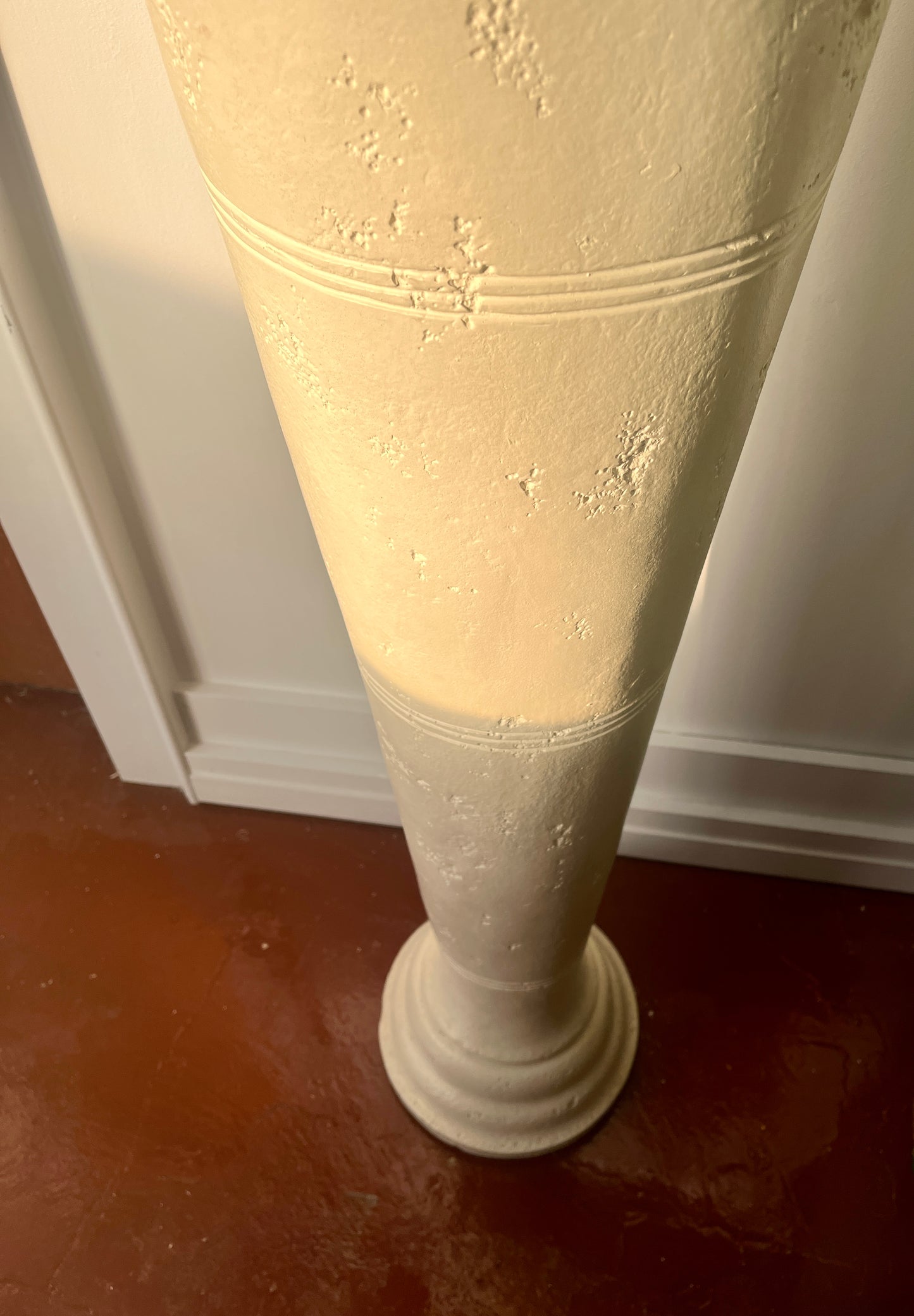 Vintage 1989 Plaster Floor Lamp