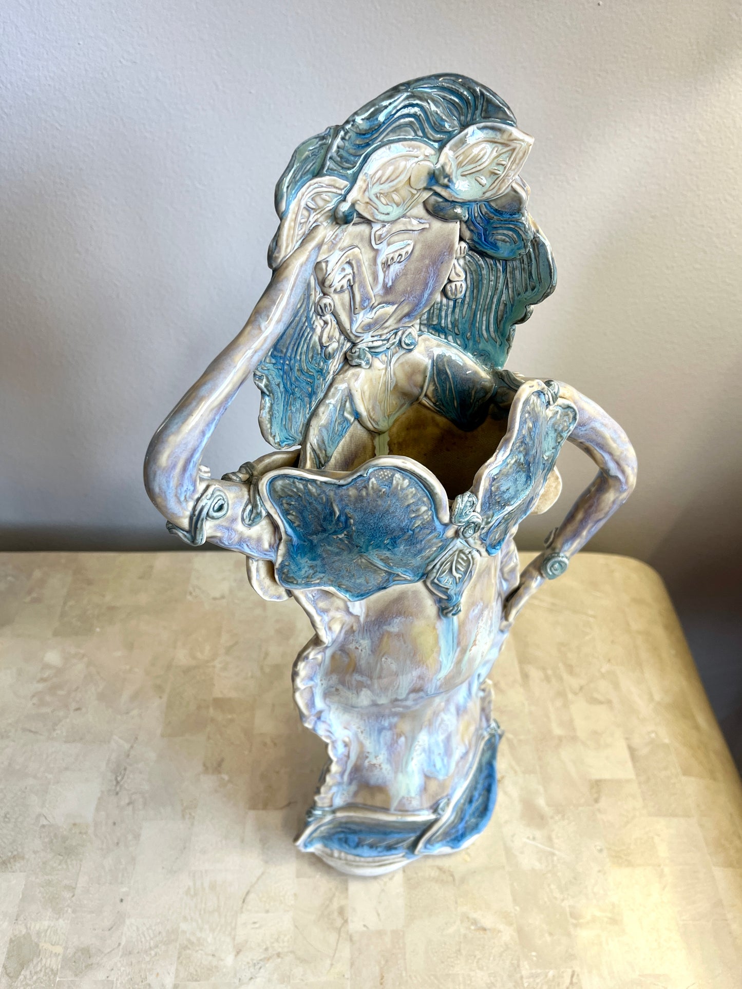 Studio Pottery Sculptural Female Figure Vase