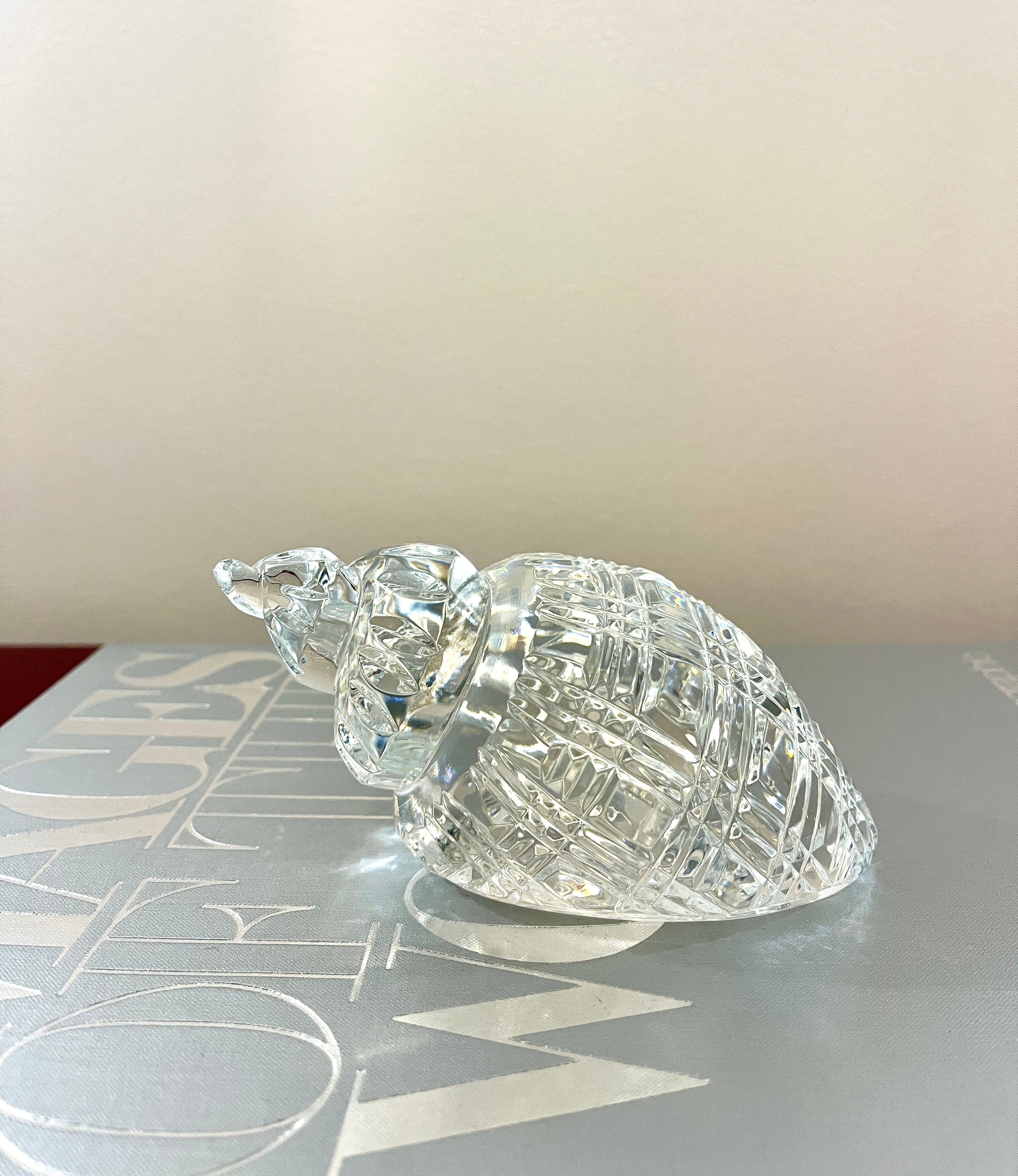 Waterford Crystal Conch Seashell buy Figurine Paperweight