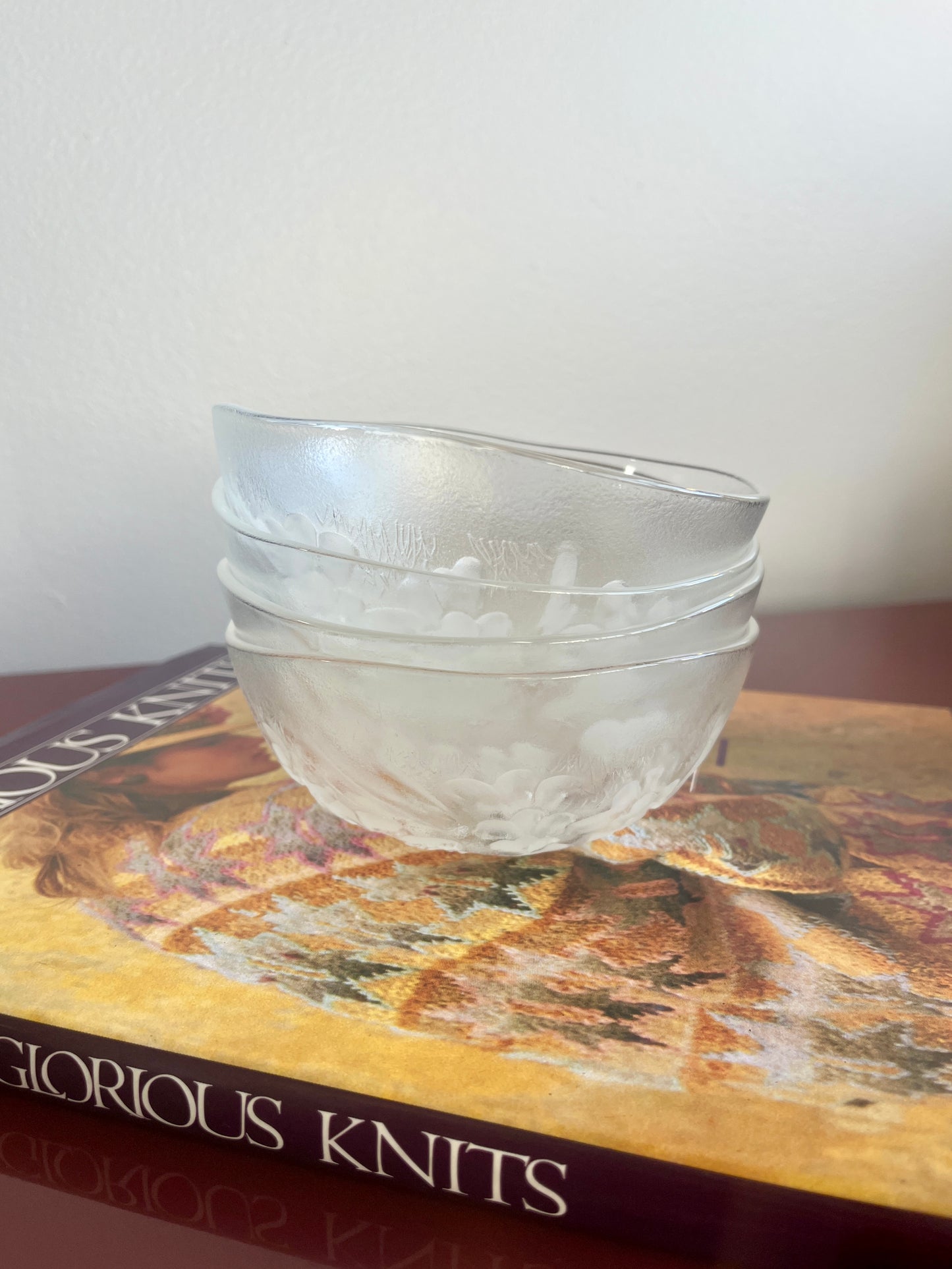 Mikasa Studio Nova Pressed Glass Bowls