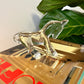 Vintage Kosta Boda Crystal Donkey Figurine