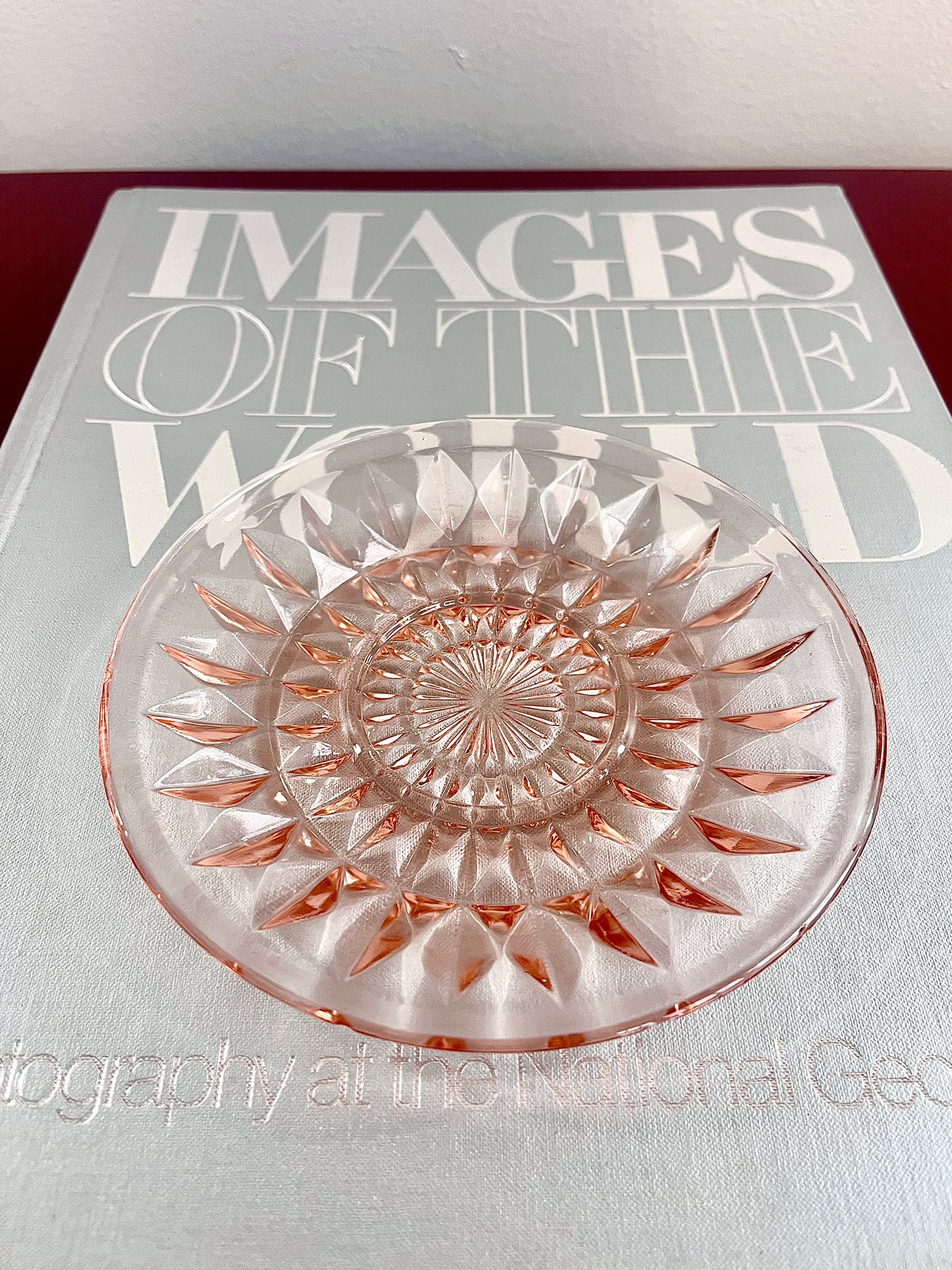 Vintage Pink Depression Glass Cups & Saucers