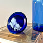 Vintage Cobalt Blue Lidded Apothecary Jar
